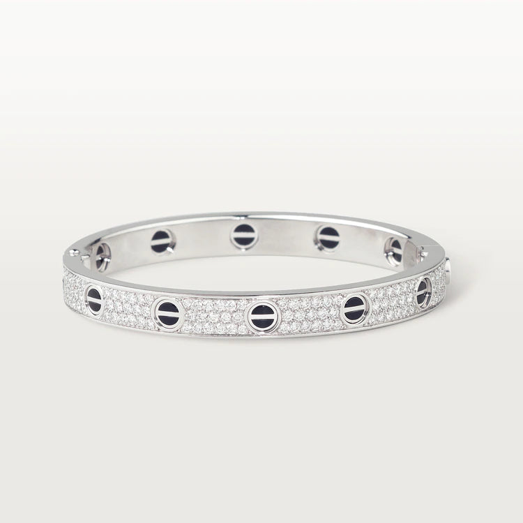 [Love Aura]LOVE BRACELET 6.1MM DIAMOND-PAVED CERAMIC