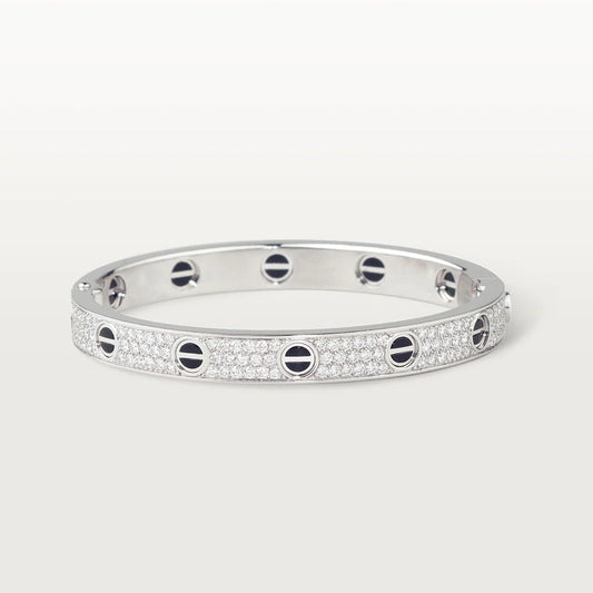 [Love Aura]LOVE BRACELET 6.1MM DIAMOND-PAVED CERAMIC