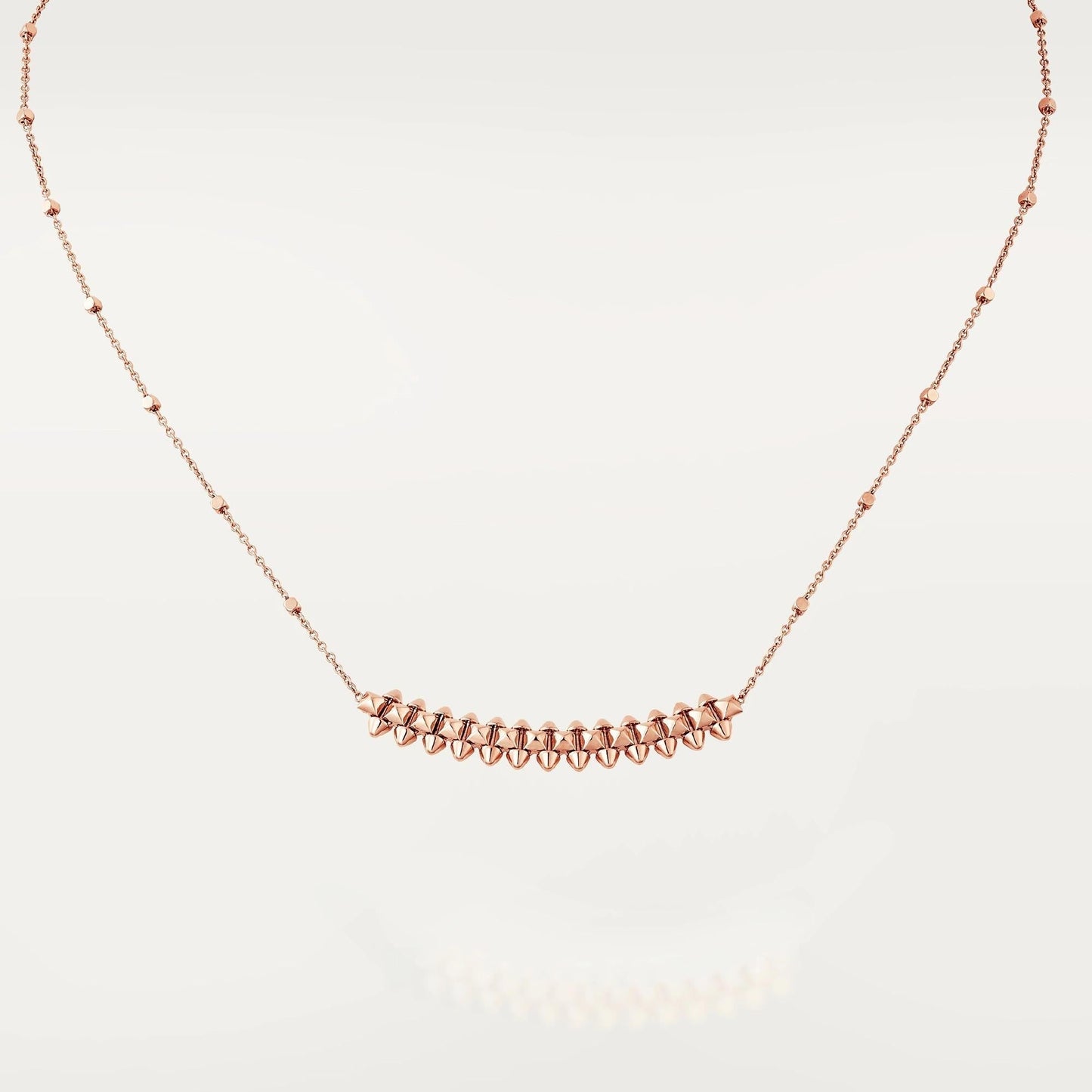 [Love Aura]CLASH PINK GOLD NECKLACE