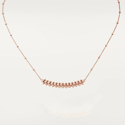 [Love Aura]CLASH PINK GOLD NECKLACE