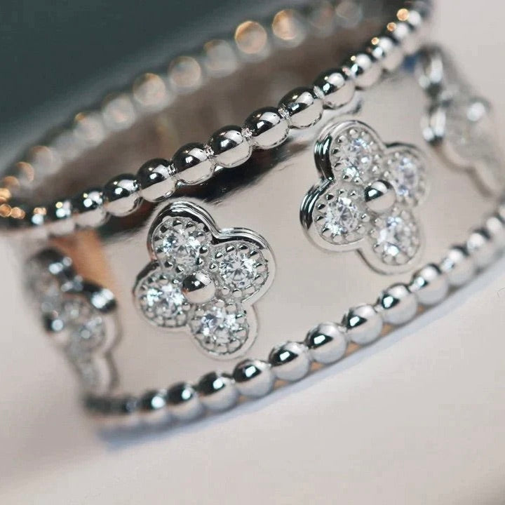 [Love Aura]CLOVER KALEIDOSCOPE RING 10MM