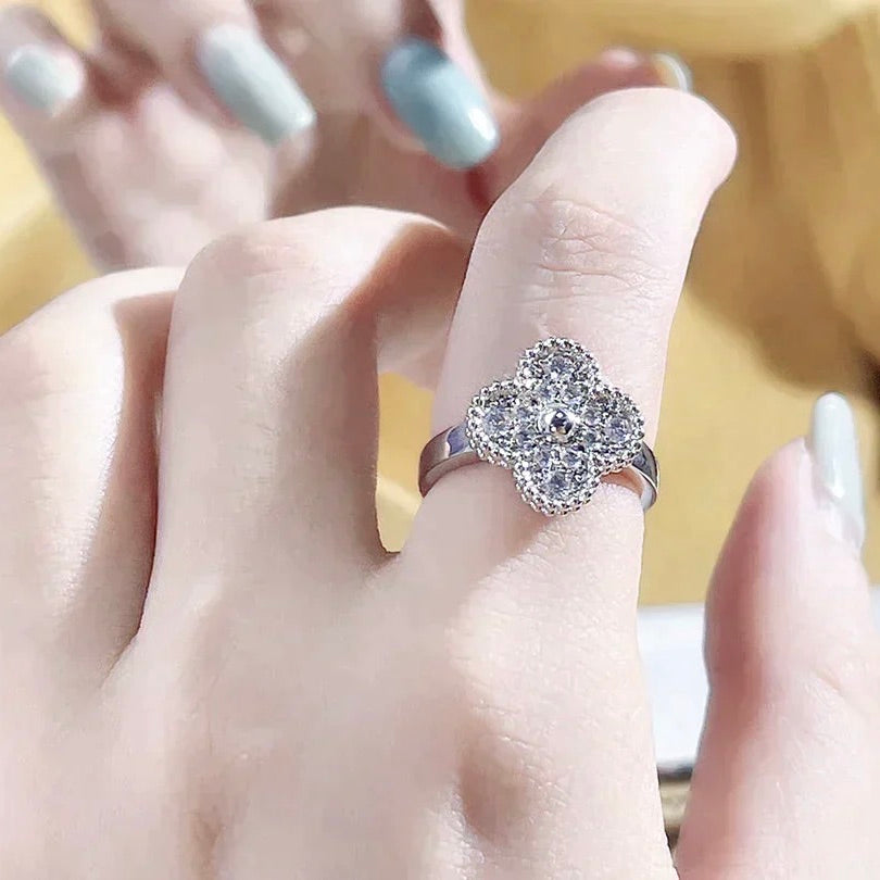 [Love Aura]CLOVER DIAMOND RING