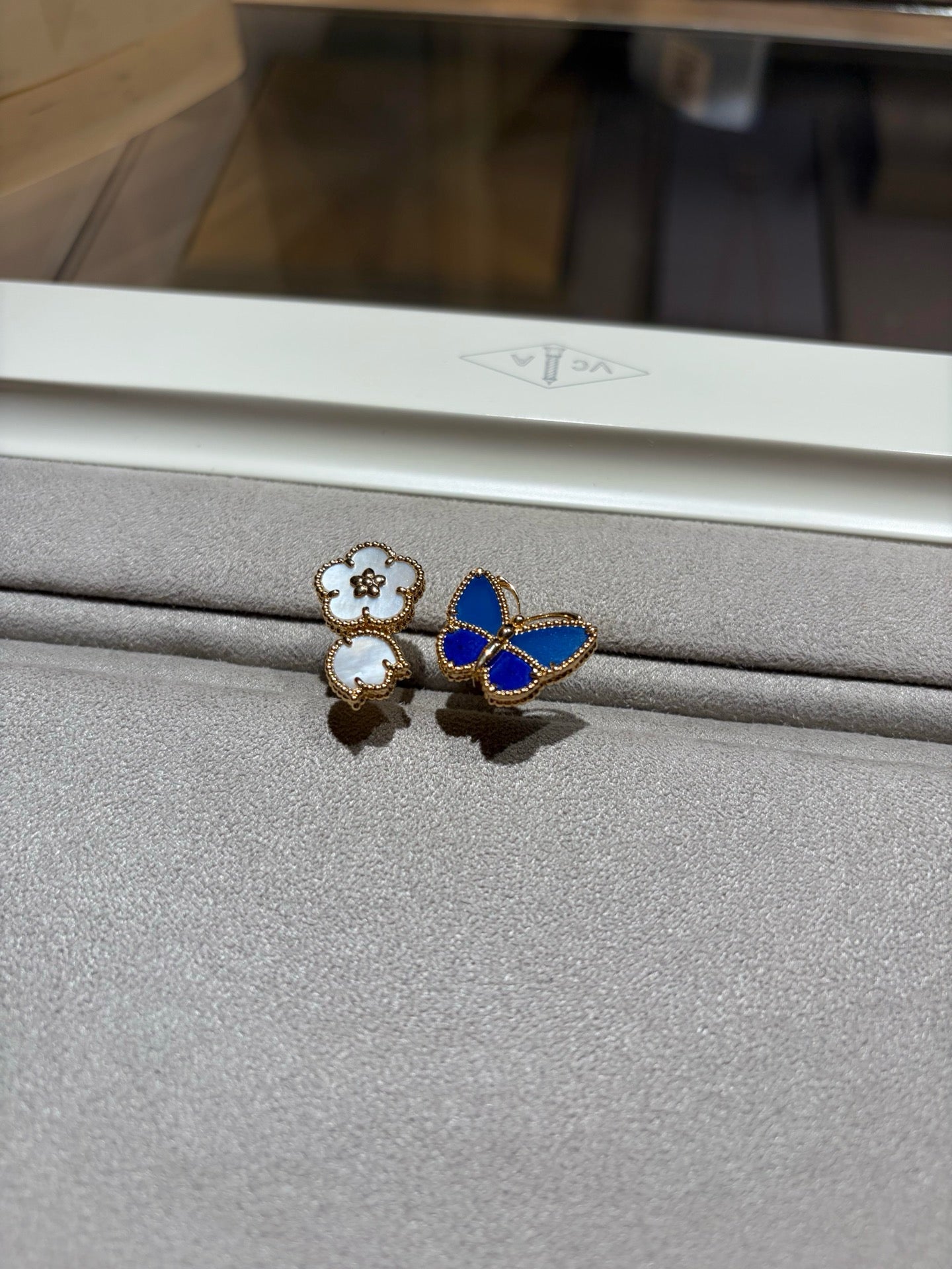 [Love Aura]LUCKY SPRING BUTTERFLY OPEN-FACE RINGS