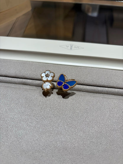 [Love Aura]LUCKY SPRING BUTTERFLY OPEN-FACE RINGS