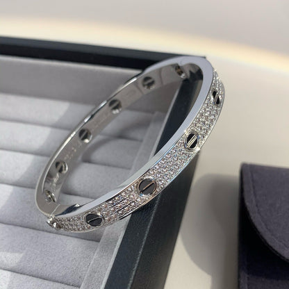 [Love Aura]LOVE BRACELET 6.1MM DIAMOND-PAVED CERAMIC