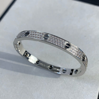 [Love Aura]LOVE BRACELET 6.1MM DIAMOND-PAVED CERAMIC