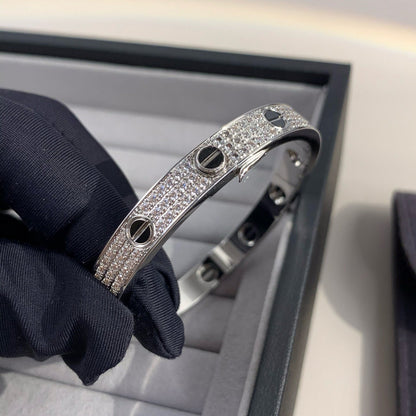 [Love Aura]LOVE BRACELET 6.1MM DIAMOND-PAVED CERAMIC