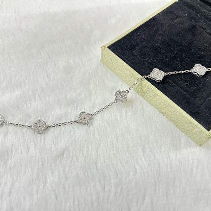 [Love Aura]CLOVER 6 MOTIF DIAMOND BRACELET