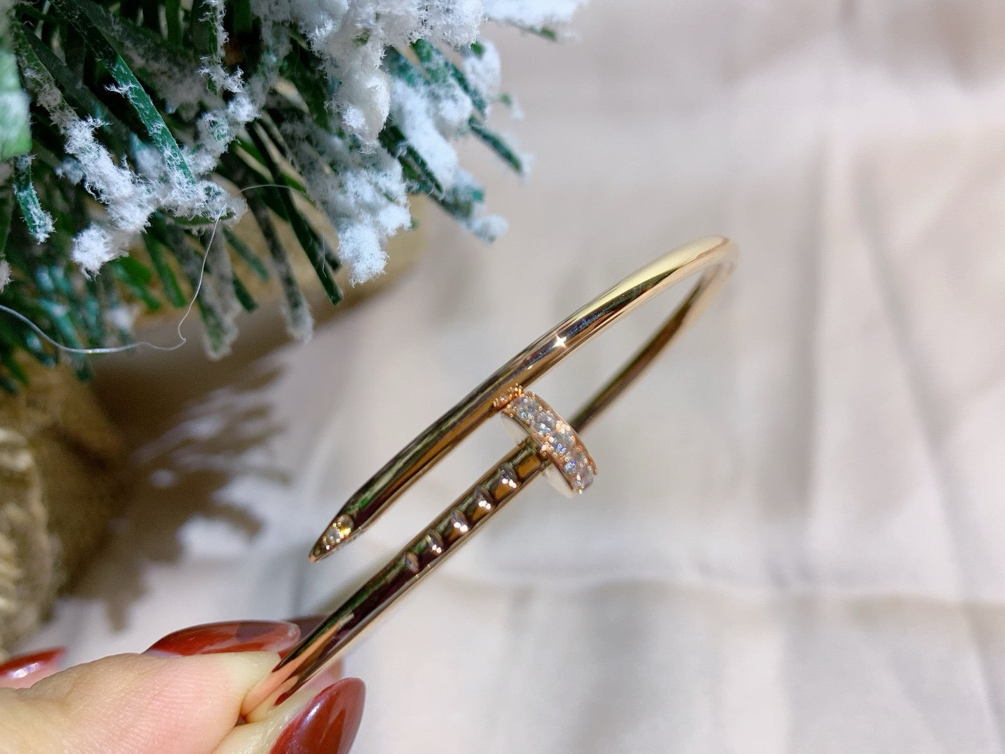 [Love Aura]JUSTE BRACELET 2.5MM DIAMONDS