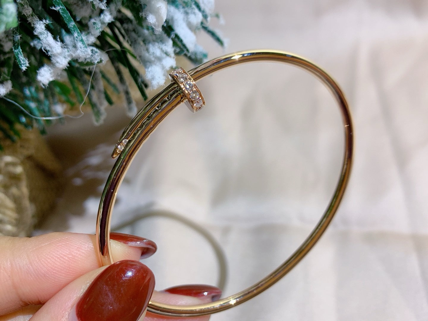 [Love Aura]JUSTE BRACELET 2.5MM DIAMONDS