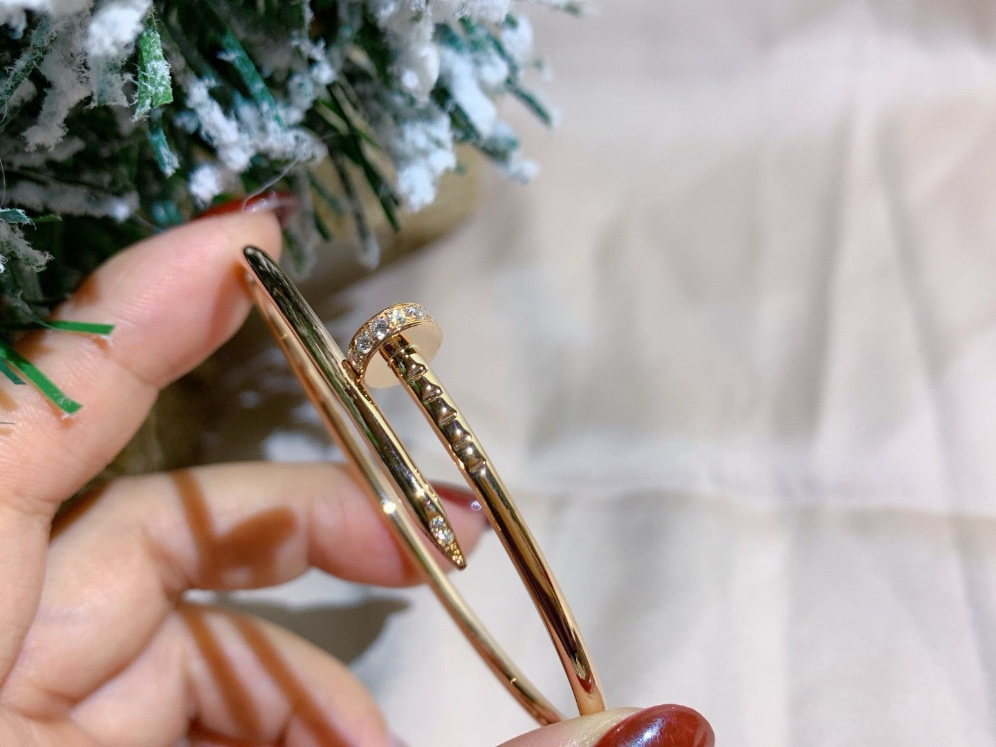 [Love Aura]JUSTE BRACELET 2.5MM DIAMONDS