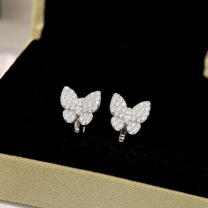 [Love Aura]BUTTERFLY ALL DIAMOND EARRINGS