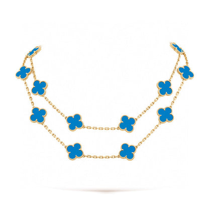 [Love Aura]CLOVER 20 MOTIFS TURQUOISE GOLD