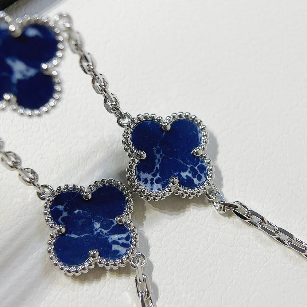 [Love Aura]CLOVER 5 MOTIF PIETERSITE BRACELET COLLECTION
