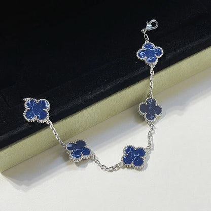 [Love Aura]CLOVER 5 MOTIF PIETERSITE BRACELET COLLECTION