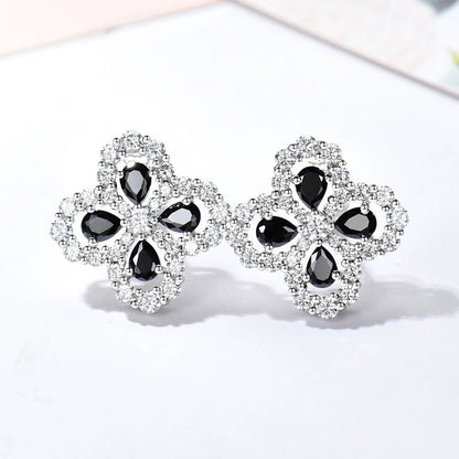 [Love Aura]LOOP EARRINGS FULL MOTIF DIAMOND 16MM