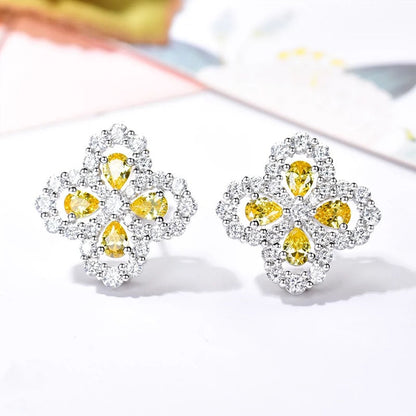 [Love Aura]LOOP EARRINGS FULL MOTIF DIAMOND 16MM