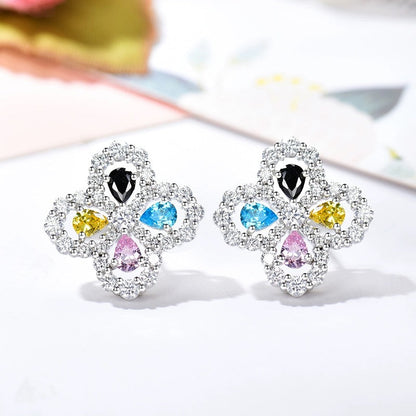 [Love Aura]LOOP EARRINGS FULL MOTIF DIAMOND 16MM