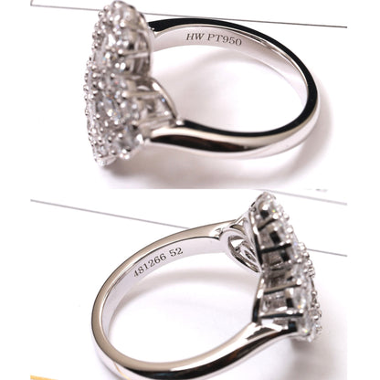 [Love Aura]LOOP RING FULL MOTIF DIAMOND 16MM SILVE