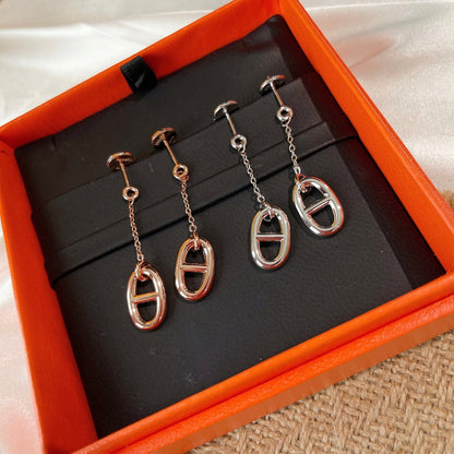 [Love Aura]CHAINE TASSEL EARRINGS