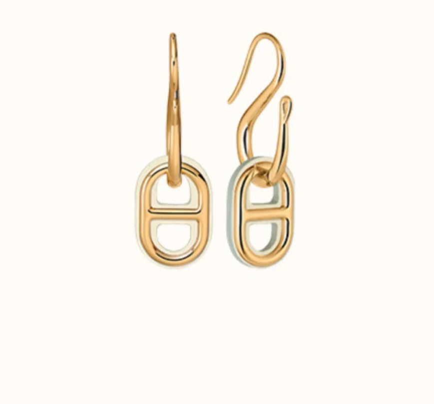 [Love Aura]HM O'MAILLON GOLD EARRINGS