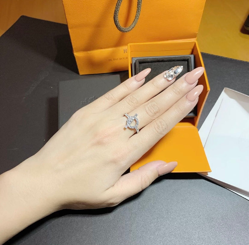 [Love Aura]ECHAPPEE RING SILVER DIAMOND