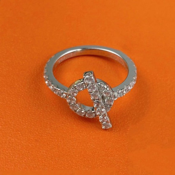 [Love Aura]ECHAPPEE RING SILVER DIAMOND