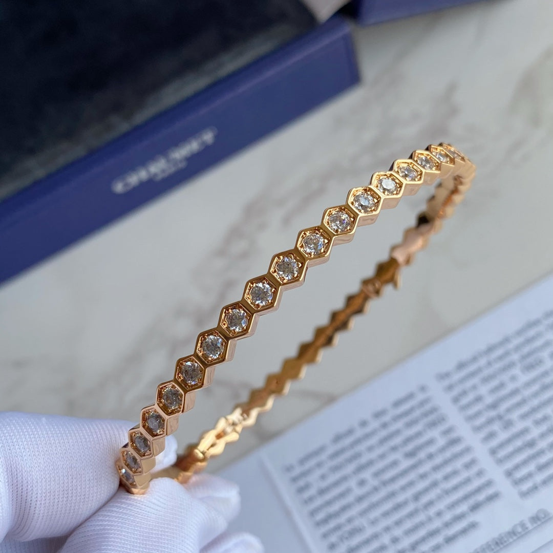 [Love Aura]BEE LOVE GOLD BRACELET FULL DIAMOND