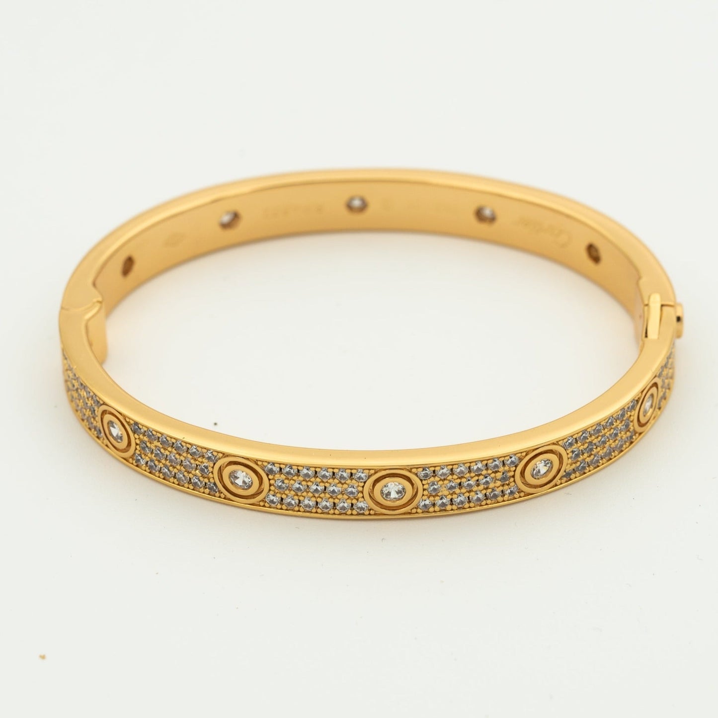 [Love Aura]LOVE BRACELET 6.1MM DIAMOND-PAVED 10 BIG DIAMONDS