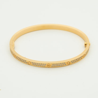 [Love Aura]LOVE BRACELET 3.65MM DIAMOND-PAVED