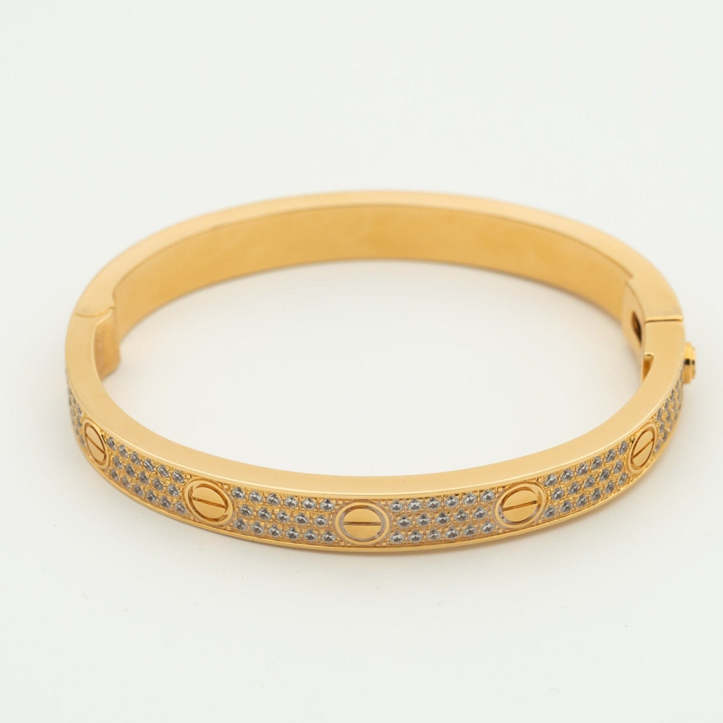 [Love Aura]LOVE BRACELET 6.1MM DIAMOND-PAVED