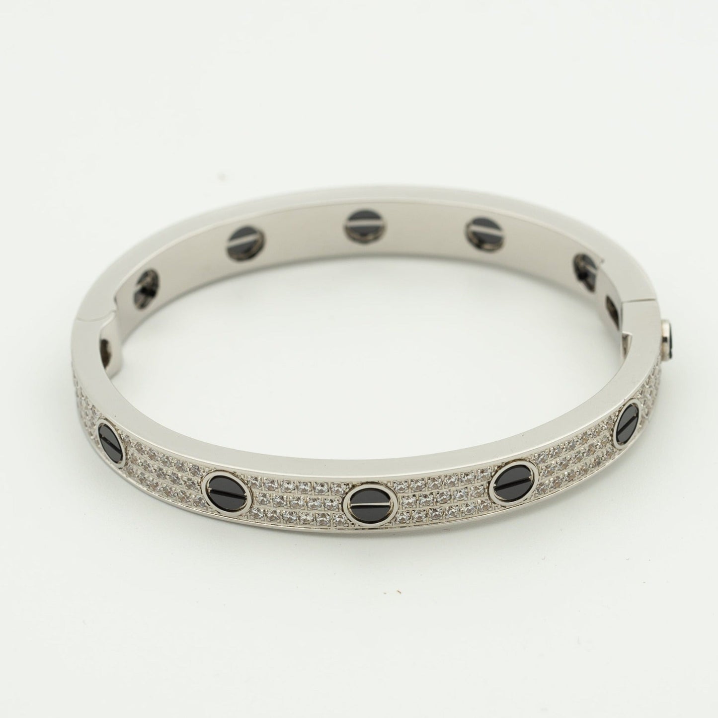 [Love Aura]LOVE BRACELET 6.1MM DIAMOND-PAVED CERAMIC