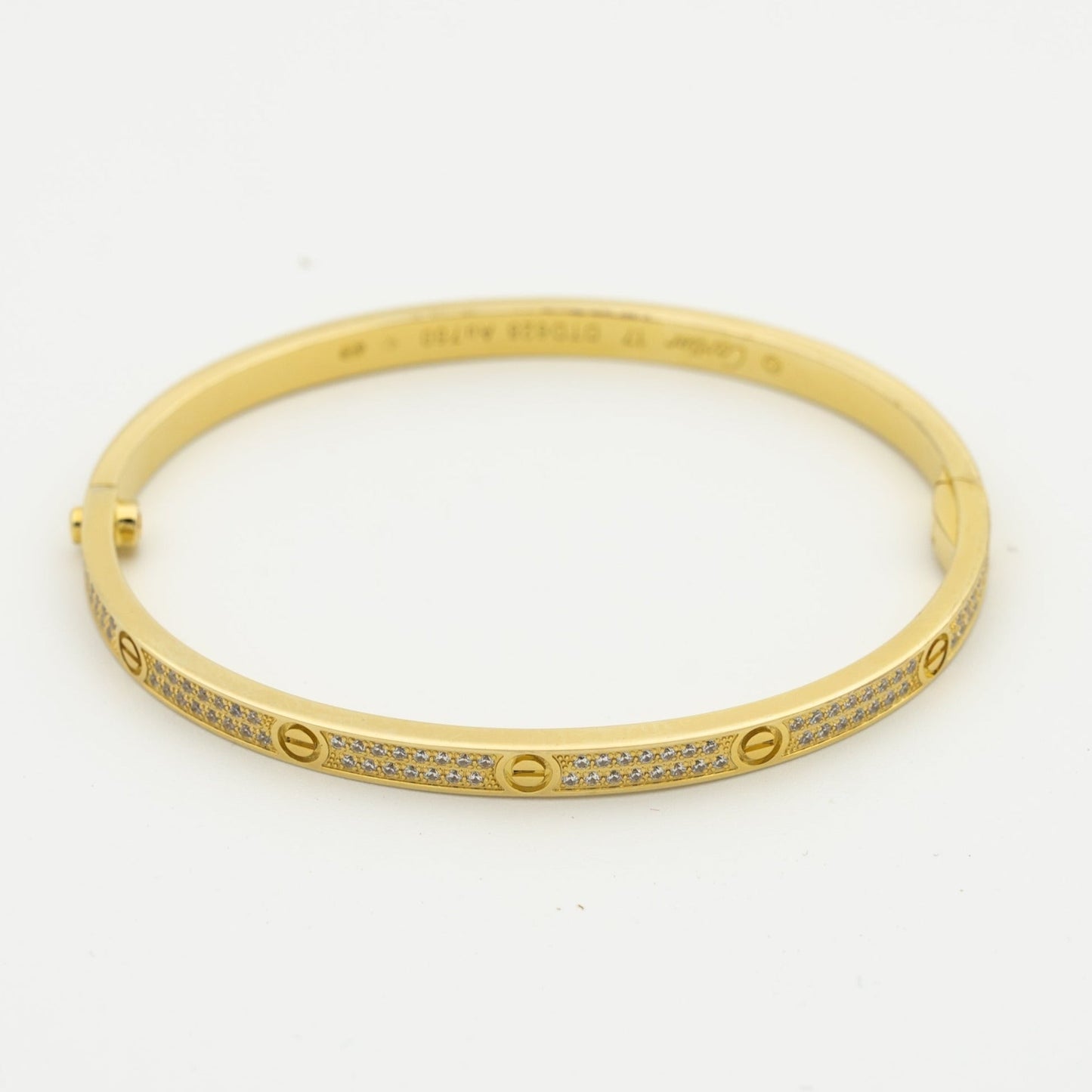 [Love Aura]LOVE BRACELET 3.65MM DIAMOND-PAVED