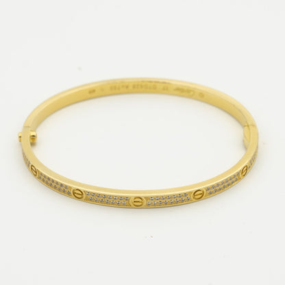 [Love Aura]LOVE BRACELET 3.65MM DIAMOND-PAVED