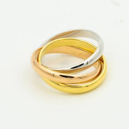 [Love Aura]TRINITY RING GOLD PINK GOLD SILVER