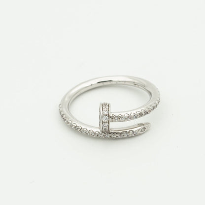 [Love Aura]JUSTE RING 1.8MM SILVER DIAMONDS