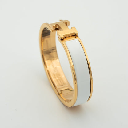 [Love Aura]H WHITE BRACELET