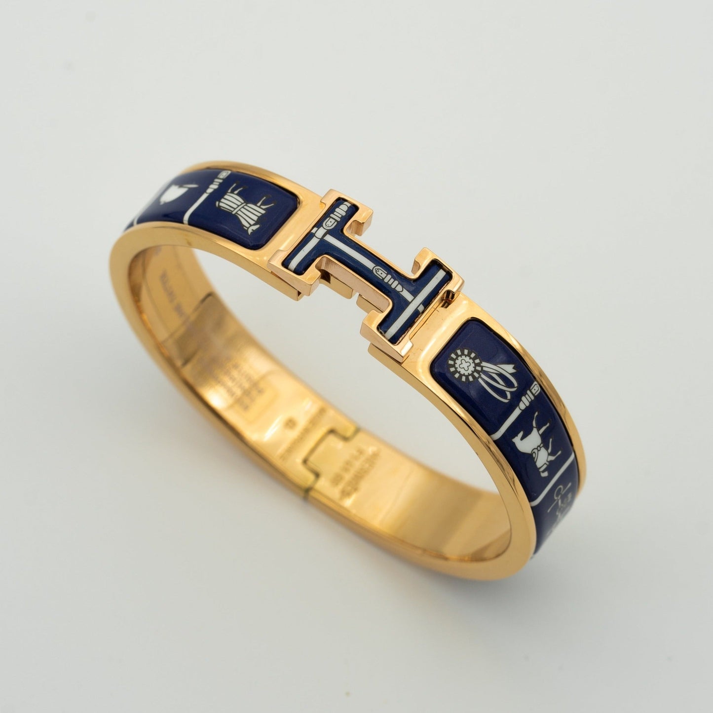 [Love Aura]H BRACELET BLUE CERAMIC