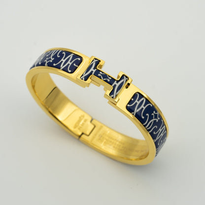 [Love Aura]H BRACELET BLACK MULTICOLOR