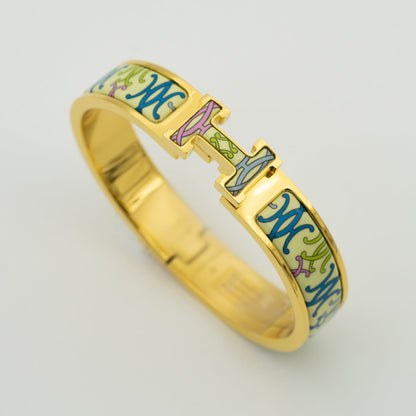 [Love Aura]H BRACELET BEIGE MULTICOLOR