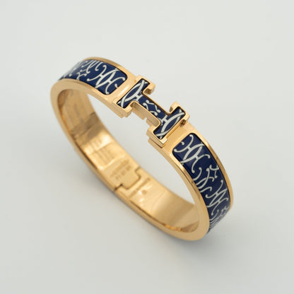 [Love Aura]H BRACELET BLACK MULTICOLOR