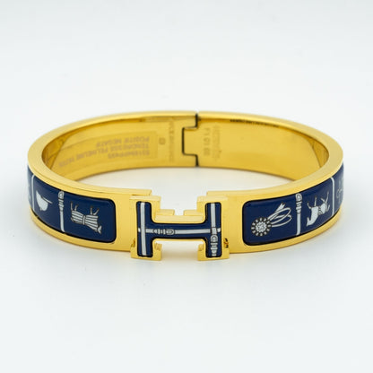 [Love Aura]H BRACELET BLUE CERAMIC