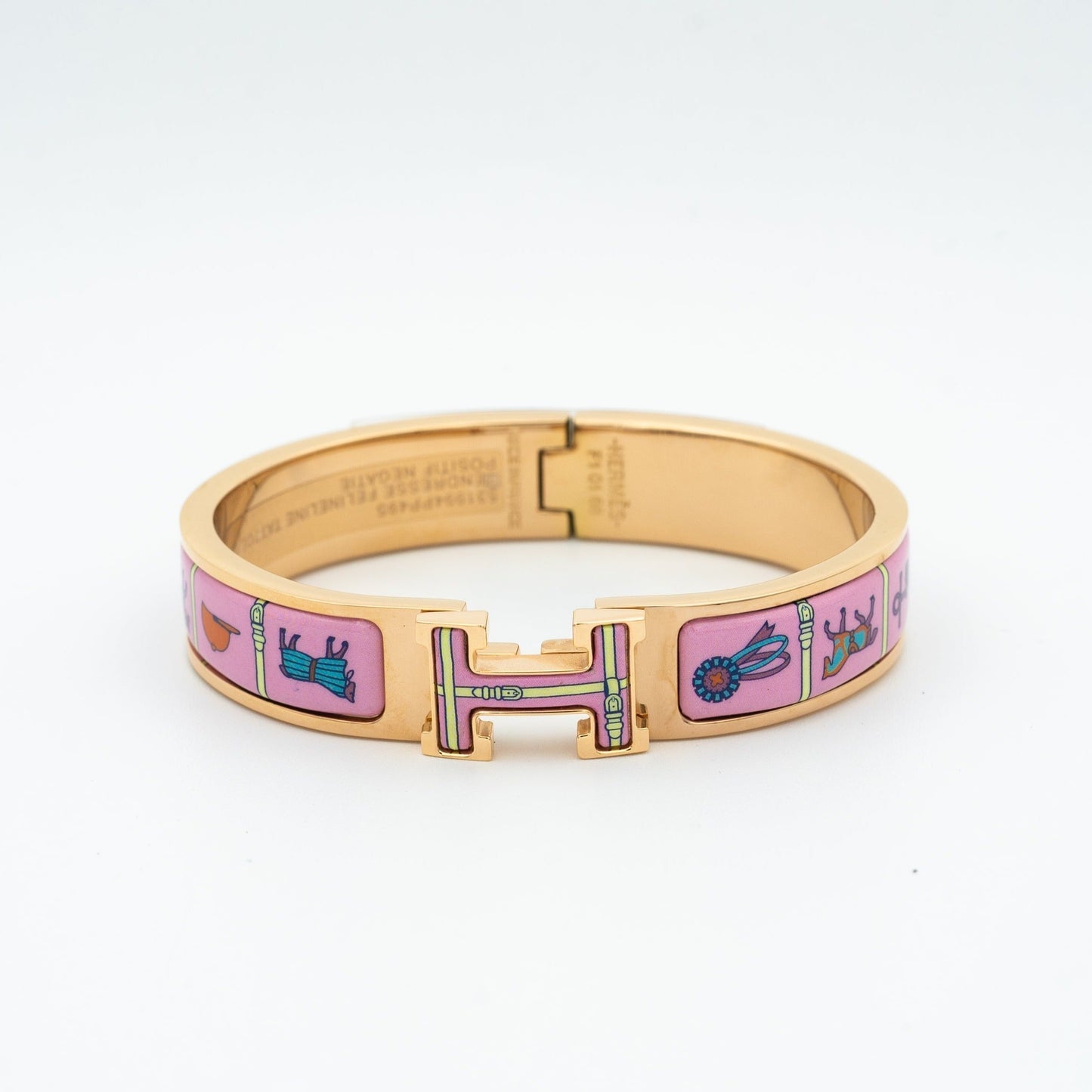 [Love Aura]H PINK GOLD BRACELET PINK CERAMIC