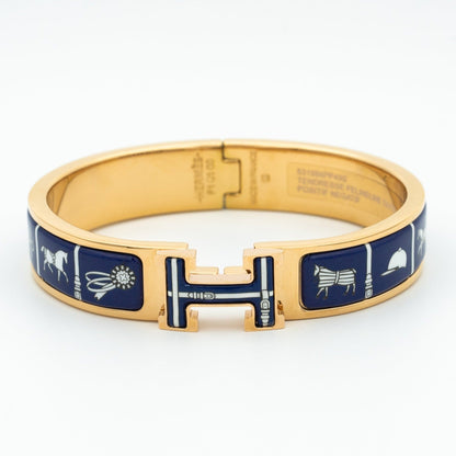 [Love Aura]H BRACELET BLUE CERAMIC