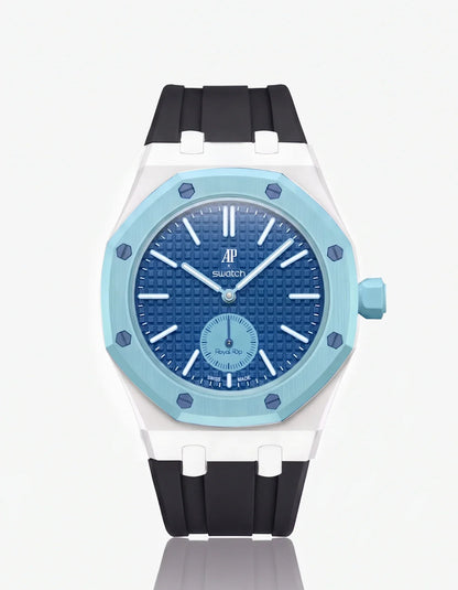 Rubber Strap & Case For AP x Swatch Royal Pop Làn Ba