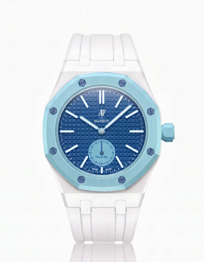 Rubber Strap & Case For AP x Swatch Royal Pop Làn Ba