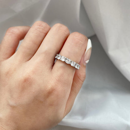 [Love Aura]Eternity Round Cut Tennis Ring