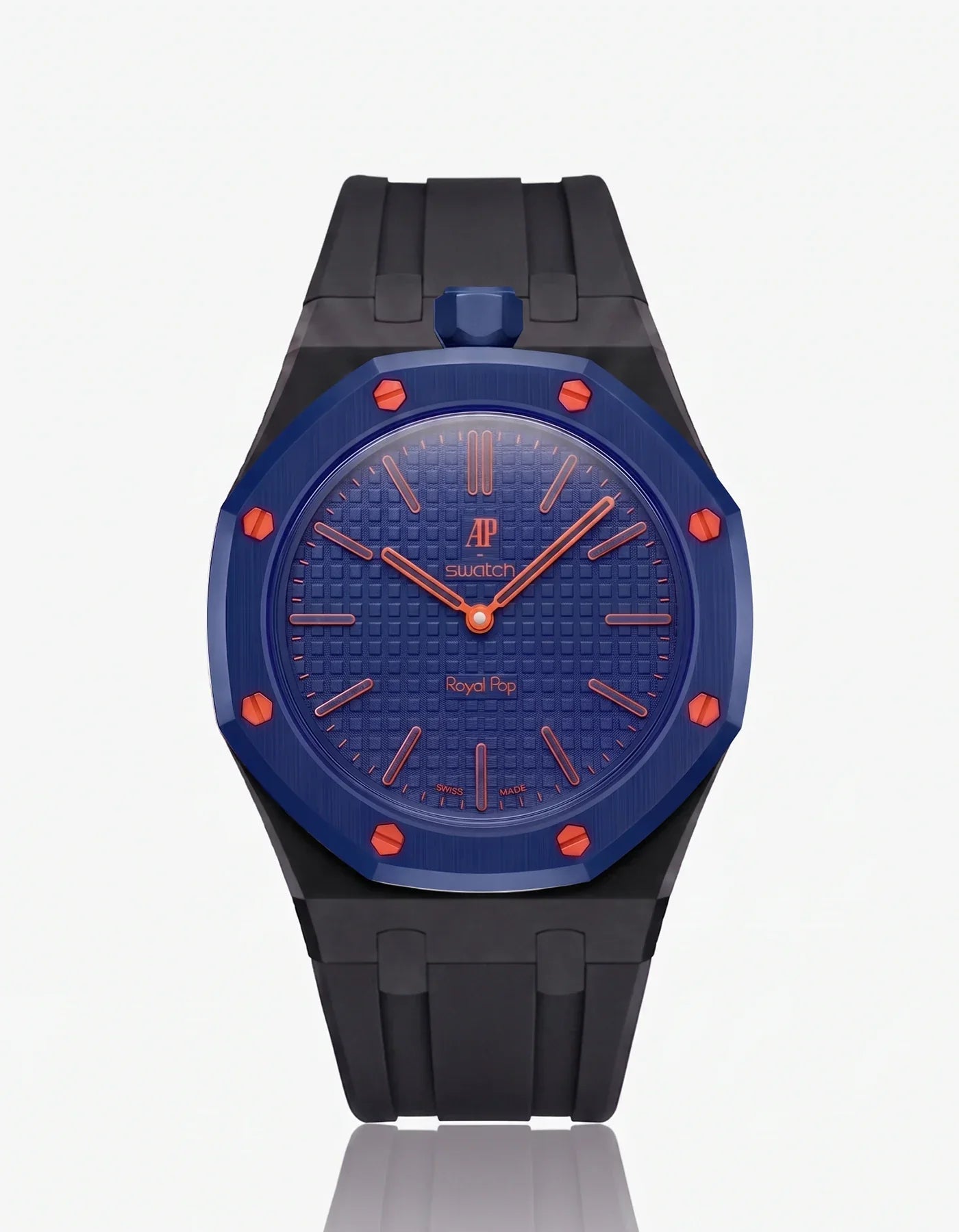 Silicone Strap & Bioceramic Case  Royal Pop Orenji Hachi(Customize  Colors)