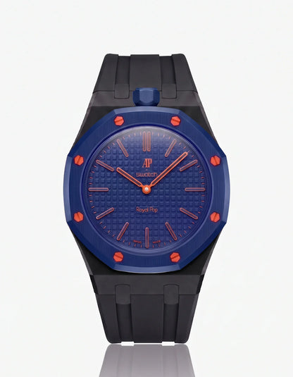 Silicone Strap & Bioceramic Case  Royal Pop Orenji Hachi(Customize  Colors)