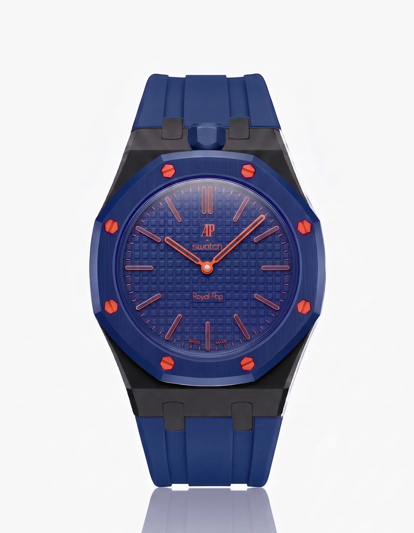 Silicone Strap & Bioceramic Case  Royal Pop Orenji Hachi(Customize  Colors)